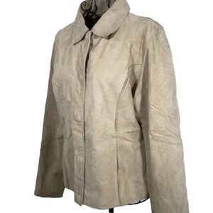 Hurley | Tan Suede Leather Jacket